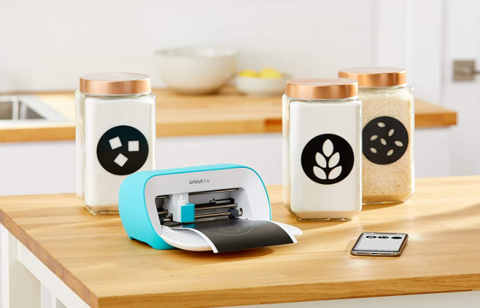 Plotter de corte cricut joy azul e branca