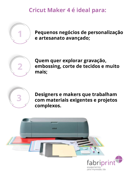 Cricut Maker 4 é perfeita para pquenos negócios de personalização