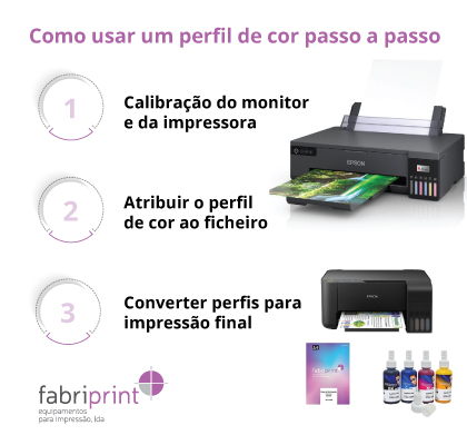 Passo a passo para usar um perfil de cor na sua impressora