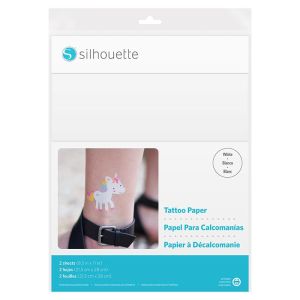 Papel de impressão para criar tatuagens temporárias- Branco