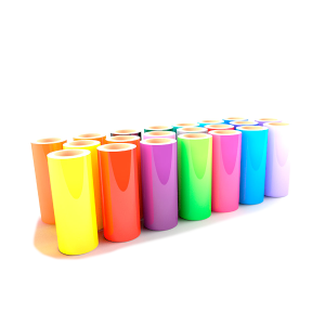 Rollo de vinilo adhesivo brillante (31,5 cm x 5 m) Oracal 651G para recortar