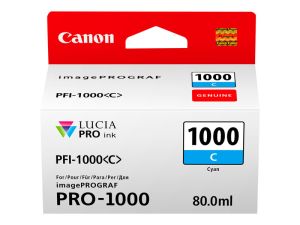 Canon PFI-1000C Cian- para imagePROGRAF PRO-1000