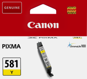 Tinteiro Canon Amarelo CLI-581Y