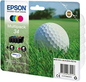 Tinteiro Epson Nº34 Multipack 4 Cores C13T34664010