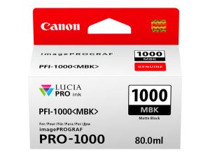 Canon PFI-1000 MBK- preto opaco- para imagePROGRAF PRO-1000