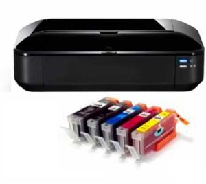  CANON IX-6850 +Pack 5 tinteiros alimentares PGI-550BK e CLI-551C/M/Y/BK