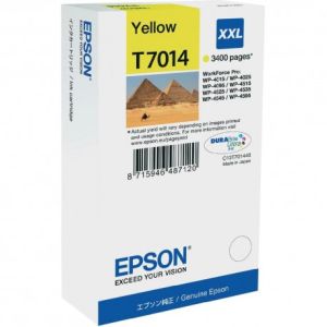 Tinteiro  Workforce Pro series 4000/4500  Amarelo Cap. Extra (EPSC13T70144010)