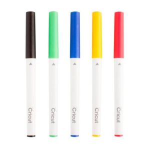 Cricut set canetas classicas ponta fina 5pcs
