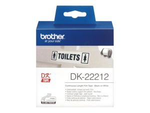 Brother DK-22212 Fita adesiva permanente branco Rolo (6,2 cm x 15,2 m)