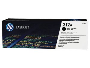 Toner HP LaserJet Original 312A Preto