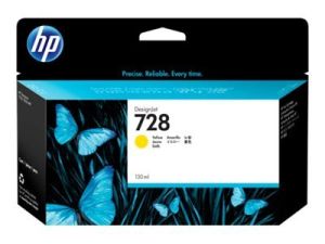 Tinteiro HP amarelo Nº 728 F9J65A