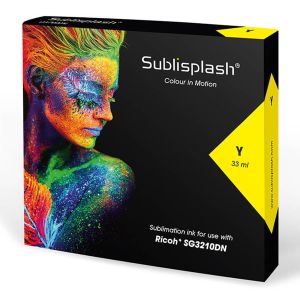 Tinteiro sublisplash sg3210 amarelo