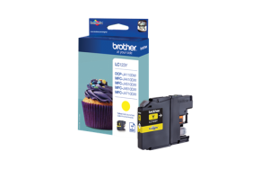 Tinteiro BROTHER Innobella™ Amarelo LC123YBP