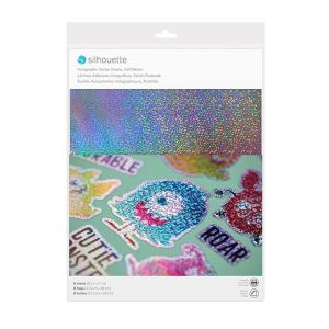 Papel metálico prateado para imprimir