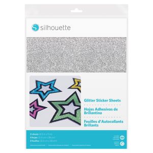Folhas adesivas Glitter (brilhantes) - Silhouette