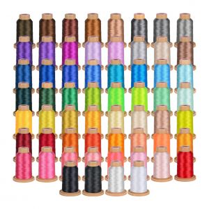 Linhas de Bordar PooLin (rolos de 800 m) - 60 cores