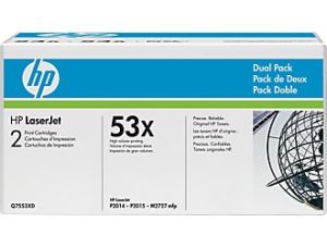 Toner Preto Duplo (Q7553XD) LJ P2014/P2015 HP aprox.7.000pág