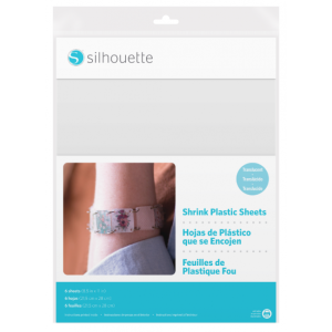 Folhas de plástico termoretractáveis (Shrink Plastic Sheets) Silhouette - Translúcidas