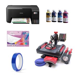 Pack Sublimação A4 Multifunções Epson EcoTank + Prensa 5 em 1