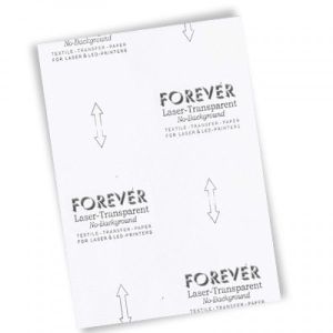 Papel transfer FOREVER Laser-Transparent A3 (Branco)
